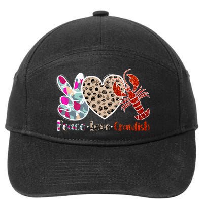Crawfish Season Funny Crayfish Cook Lobsters Gift 7-Panel Snapback Hat