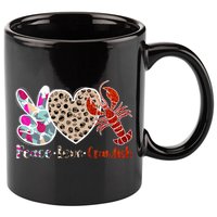 Crawfish Season Funny Crayfish Cook Lobsters Gift 11oz C Handle Ceramic Mug