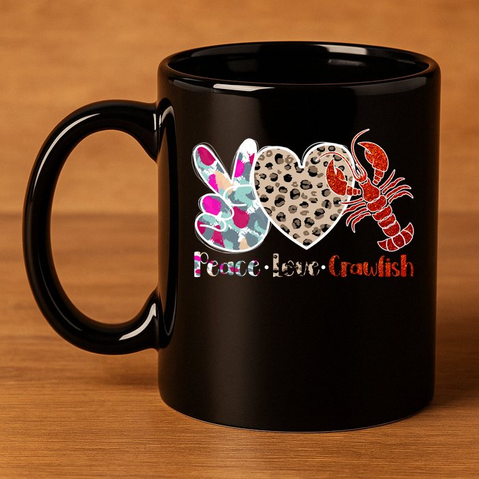 Crawfish Season Funny Crayfish Cook Lobsters Gift 11oz C Handle Ceramic Mug