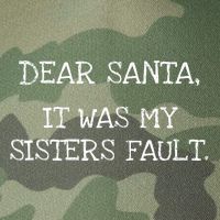 Christmas Sisters Fault Siblings Joke Legacy Tie Dye Trucker Hat