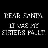 Christmas Sisters Fault Siblings Joke 16 in Basic Backpack