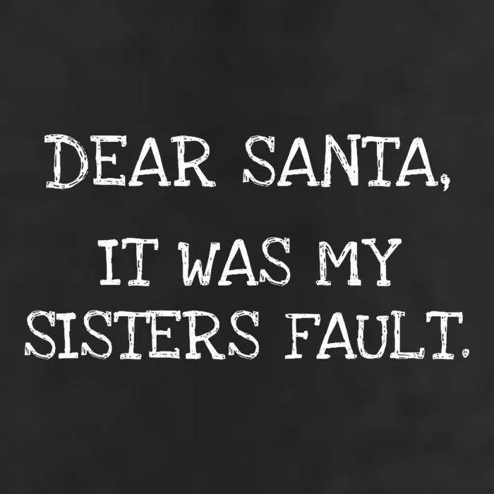 Christmas Sisters Fault Siblings Joke 25L Jumbo Tote