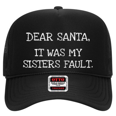 Christmas Sisters Fault Siblings Joke Trucker Hat