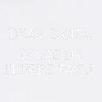 Christmas Sisters Fault Siblings Joke Garment-Dyed Sweatshirt