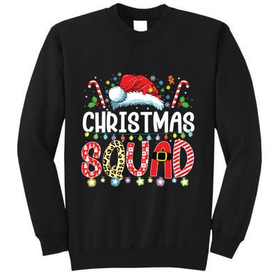 Christmas Squad Family Group Matching Christmas Pajama Party Sweatshirt