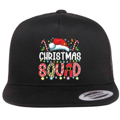 Christmas Squad Family Group Matching Christmas Pajama Party Flatbill Hat