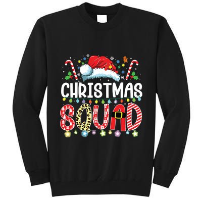 Christmas Squad Family Group Matching Christmas Pajama Party Tall Sweatshirt