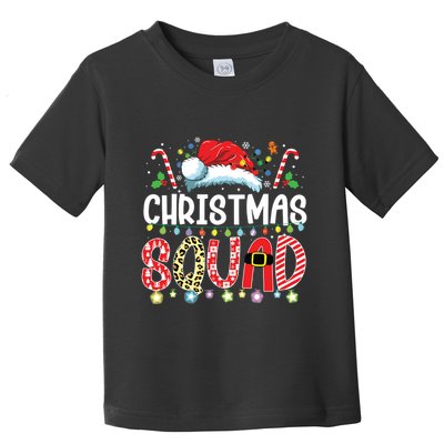 Christmas Squad Family Group Matching Christmas Pajama Party Toddler T-Shirt