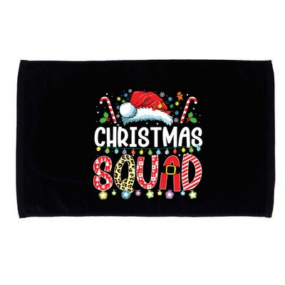 Christmas Squad Family Group Matching Christmas Pajama Party Microfiber Hand Towel
