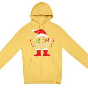 Christmas Squad Family Group Matching Christmas Party Pajama Premium Pullover Hoodie