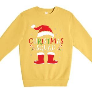 Christmas Squad Family Group Matching Christmas Party Pajama Premium Crewneck Sweatshirt