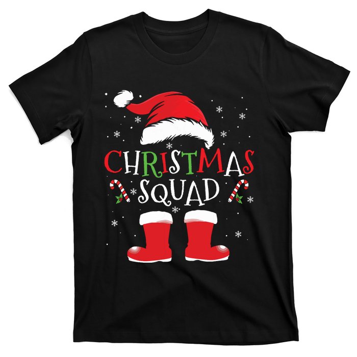 Christmas Squad Family Group Matching Christmas Party Pajama T-Shirt