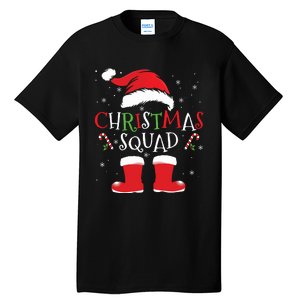 Christmas Squad Family Group Matching Christmas Party Pajama Tall T-Shirt