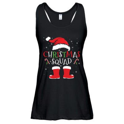 Christmas Squad Family Group Matching Christmas Party Pajama Ladies Essential Flowy Tank