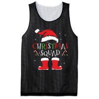 Christmas Squad Family Group Matching Christmas Party Pajama Mesh Reversible Basketball Jersey Tank