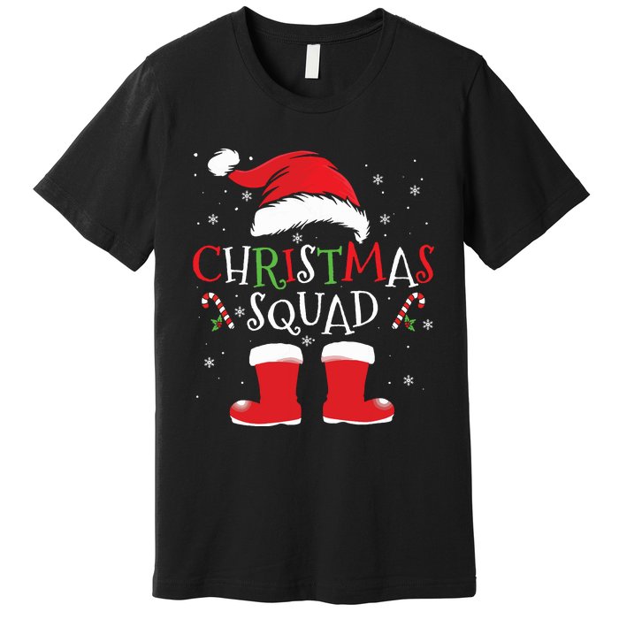 Christmas Squad Family Group Matching Christmas Party Pajama Premium T-Shirt