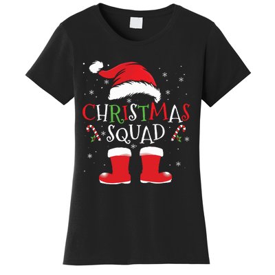 Christmas Squad Family Group Matching Christmas Party Pajama Women's T-Shirt