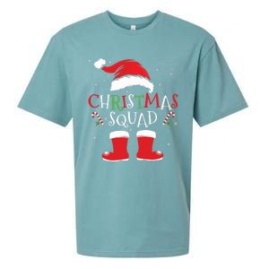 Christmas Squad Family Group Matching Christmas Party Pajama Sueded Cloud Jersey T-Shirt