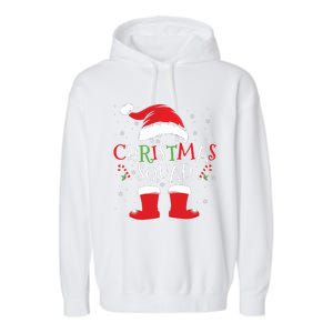 Christmas Squad Family Group Matching Christmas Party Pajama Garment-Dyed Fleece Hoodie