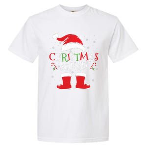 Christmas Squad Family Group Matching Christmas Party Pajama Garment-Dyed Heavyweight T-Shirt