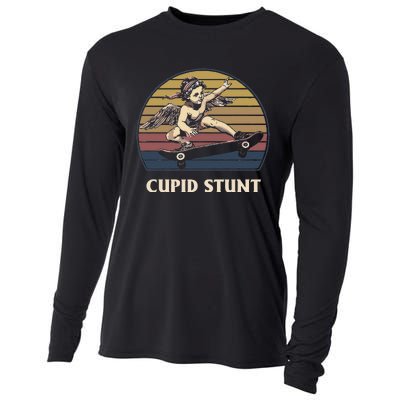 Cupid Stunt Funny Sarcastic Offensive Humor Embarrassing Cooling Performance Long Sleeve Crew