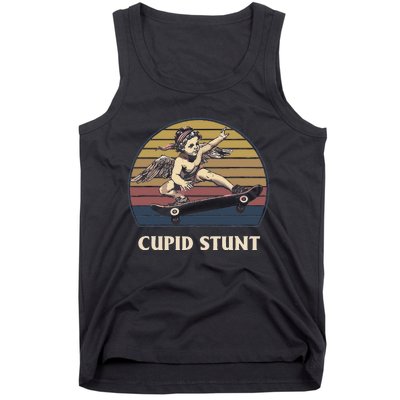 Cupid Stunt Funny Sarcastic Offensive Humor Embarrassing Tank Top