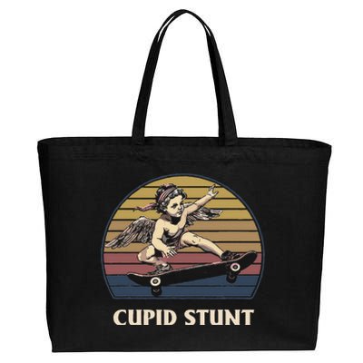 Cupid Stunt Funny Sarcastic Offensive Humor Embarrassing Cotton Canvas Jumbo Tote