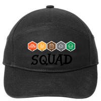 Catan Squad Funny Gamer Game Lover 7-Panel Snapback Hat