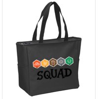 Catan Squad Funny Gamer Game Lover Zip Tote Bag