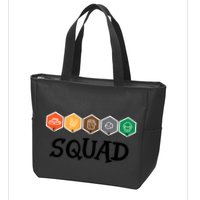 Catan Squad Funny Gamer Game Lover Zip Tote Bag