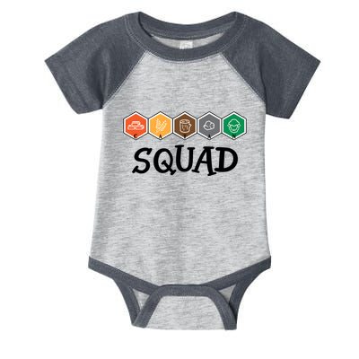 Catan Squad Funny Gamer Game Lover Infant Baby Jersey Bodysuit