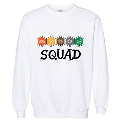Catan Squad Funny Gamer Game Lover Garment-Dyed Sweatshirt