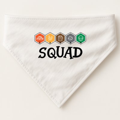 Catan Squad Funny Gamer Game Lover USA-Made Doggie Bandana