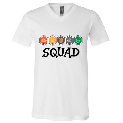Catan Squad Funny Gamer Game Lover V-Neck T-Shirt