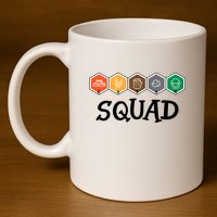 Catan Squad Funny Gamer Game Lover 11oz C Handle Ceramic Mug