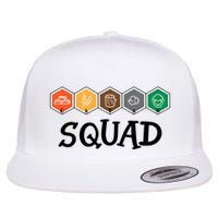 Catan Squad Funny Gamer Game Lover Flat Bill Trucker Hat