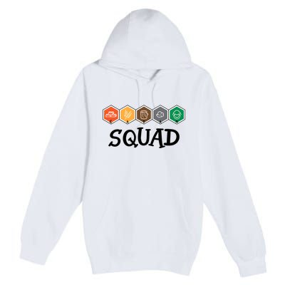 Catan Squad Funny Gamer Game Lover Premium Pullover Hoodie