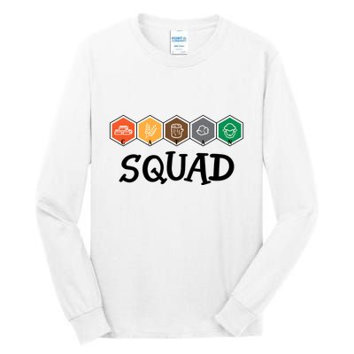 Catan Squad Funny Gamer Game Lover Tall Long Sleeve T-Shirt