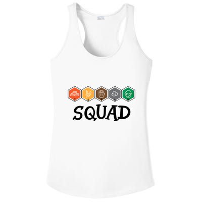 Catan Squad Funny Gamer Game Lover Ladies PosiCharge Competitor Racerback Tank