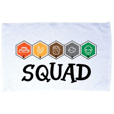 Catan Squad Funny Gamer Game Lover Microfiber Hand Towel