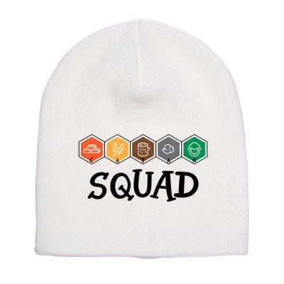Catan Squad Funny Gamer Game Lover Short Acrylic Beanie