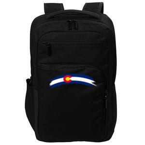 Colorado State Flag Distressed Impact Tech Backpack