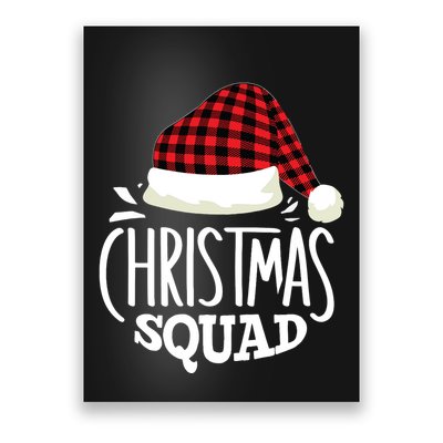 Christmas Squad Family Group Matching Christmas Pajama Party Poster
