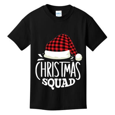 Christmas Squad Family Group Matching Christmas Pajama Party Kids T-Shirt