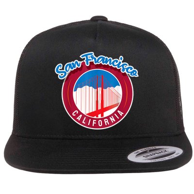 California San Francisco City Gift Bridge Souvenir SF Flatbill Hat