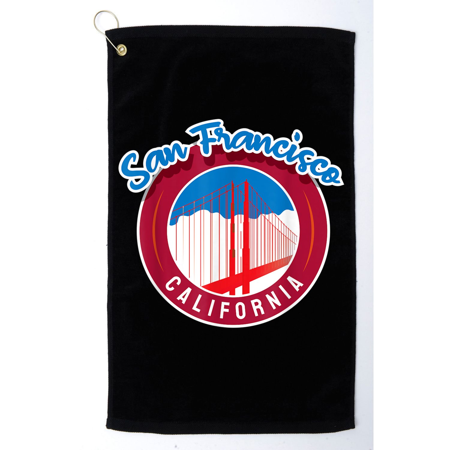 California San Francisco City Gift Bridge Souvenir SF Golf Towel