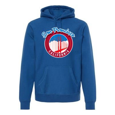 California San Francisco City Gift Bridge Souvenir SF Premium Hoodie