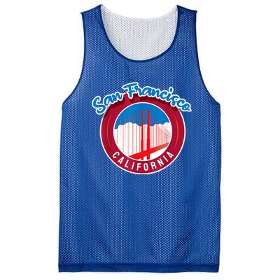 California San Francisco City Gift Bridge Souvenir SF Mesh Reversible Basketball Jersey Tank