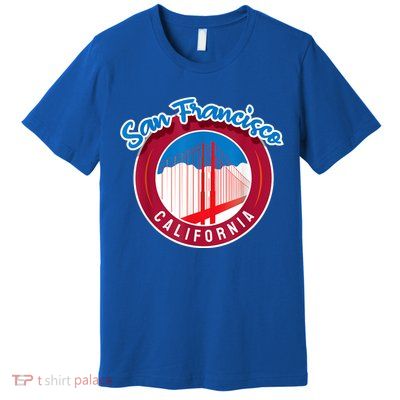 California San Francisco City Gift Bridge Souvenir SF Premium T-Shirt