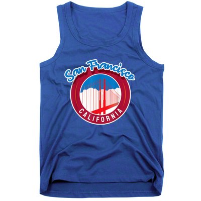 California San Francisco City Gift Bridge Souvenir SF Tank Top